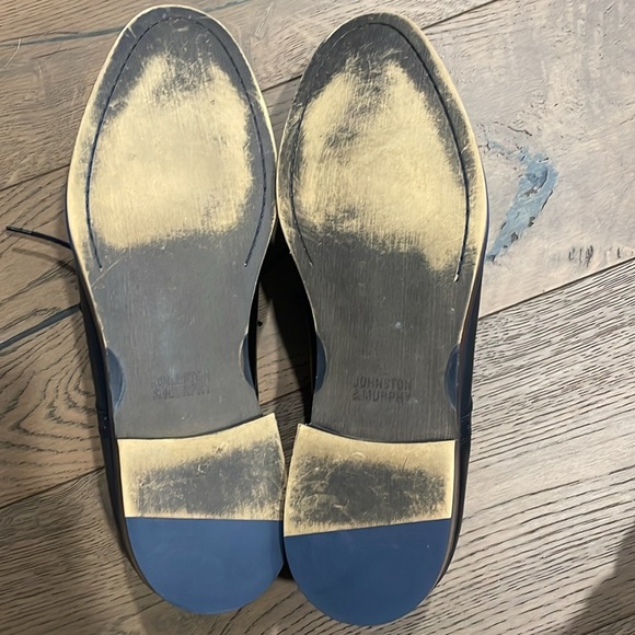 Johnston Murphy Conrad Leather Plain Toe Oxford Dress Shoe Size 13 Black - Picture 5 of 10